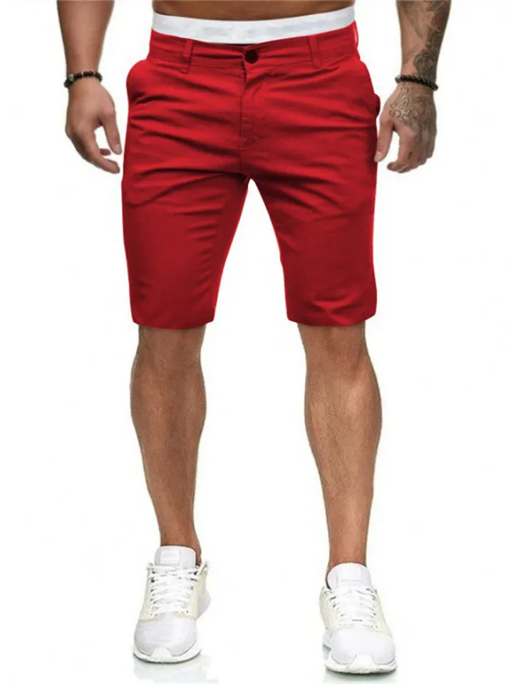 Summer Casual Fit Sports Multicolor Shorts for Men