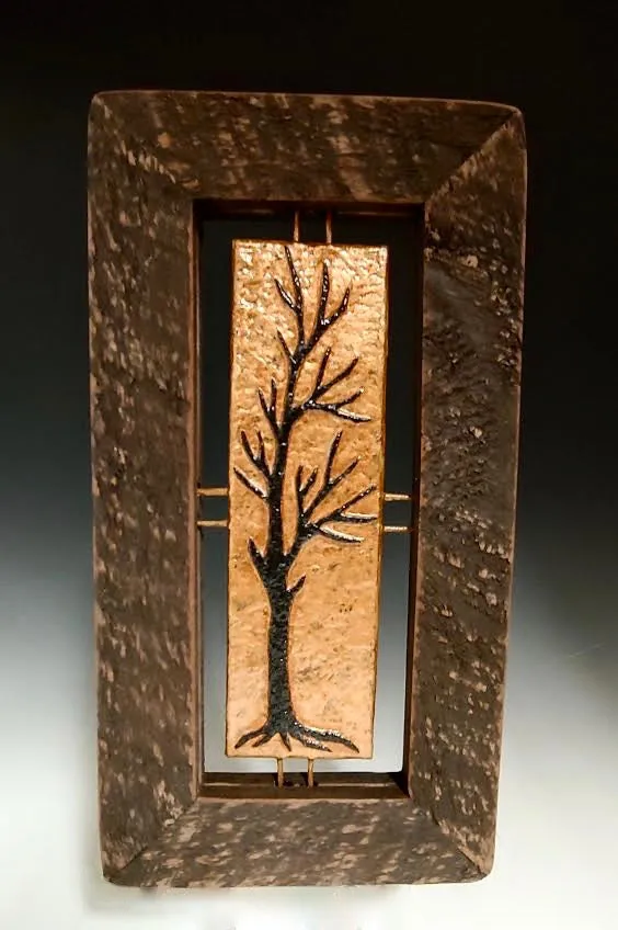 Tall Copper Tree Tile