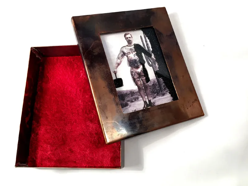 Tatooed Man Reliquary Box