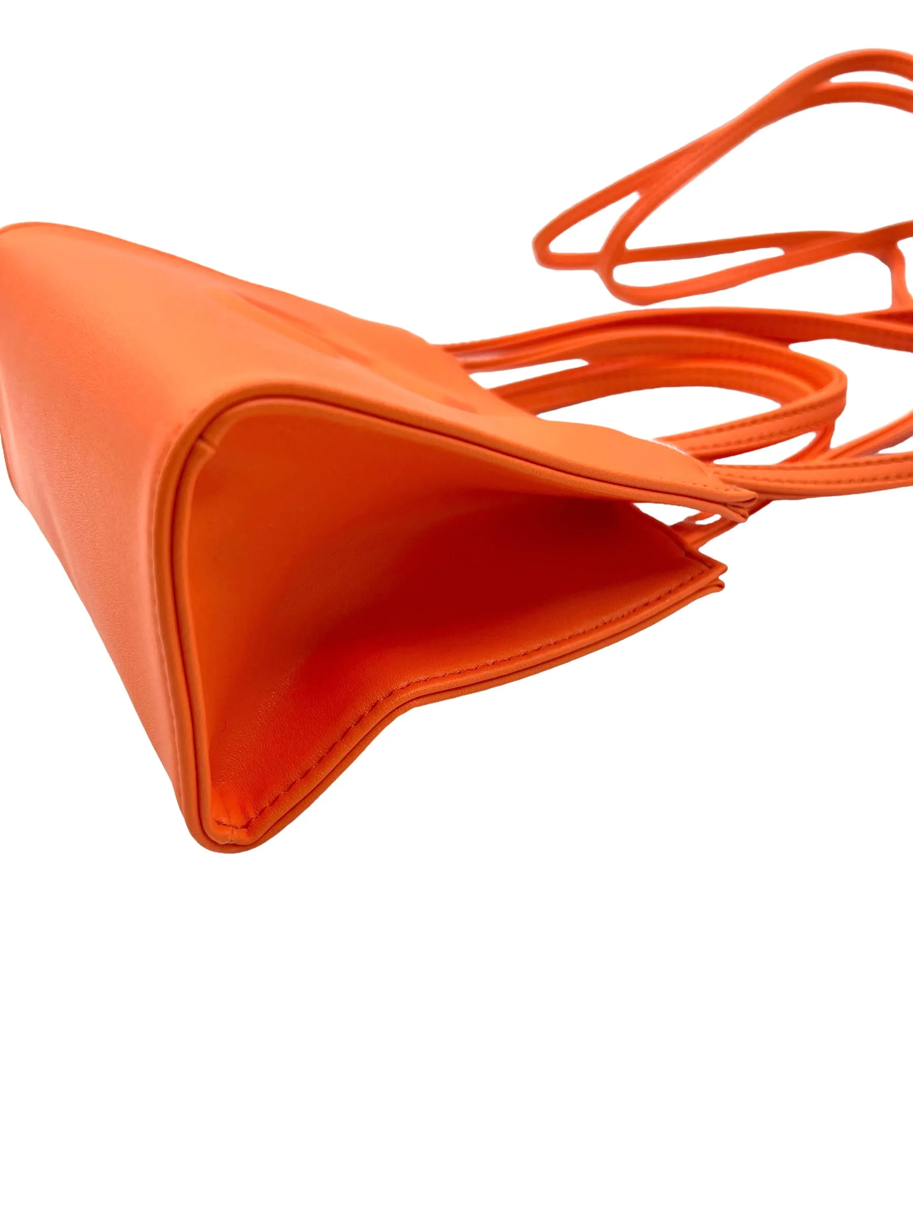 Telfar Orange Small Shopping Tote