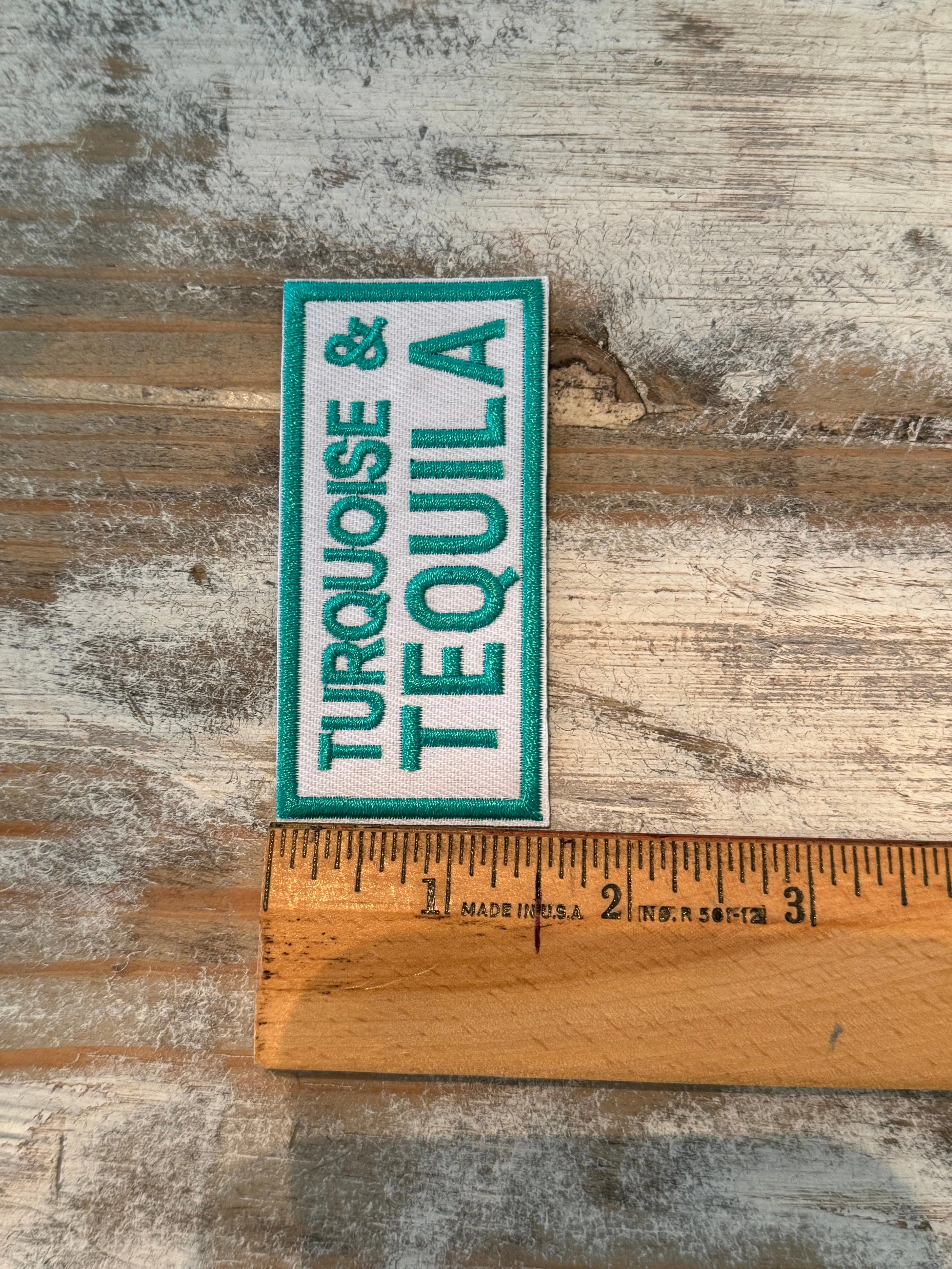 Tequila Iron On Patches