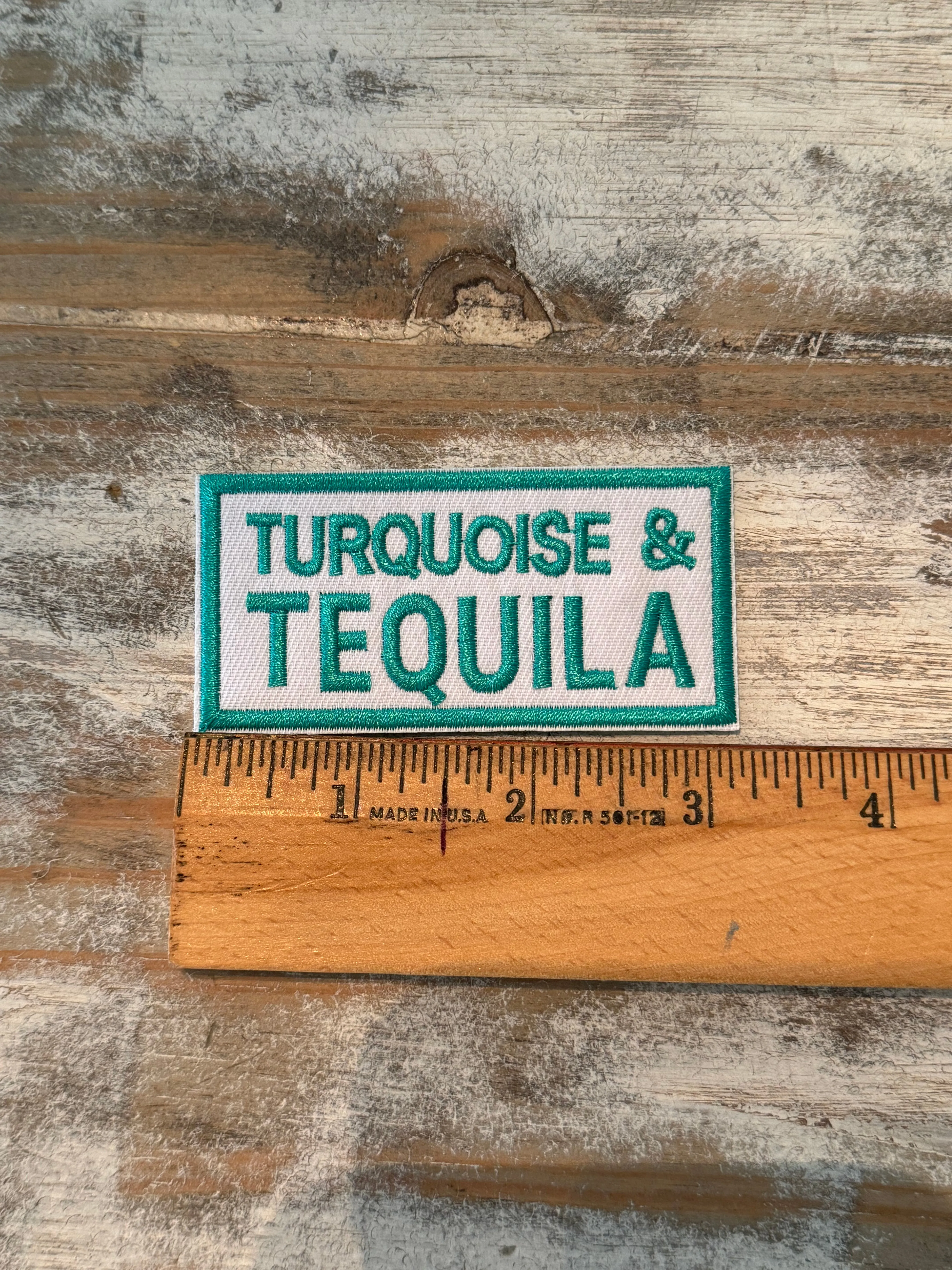 Tequila Iron On Patches