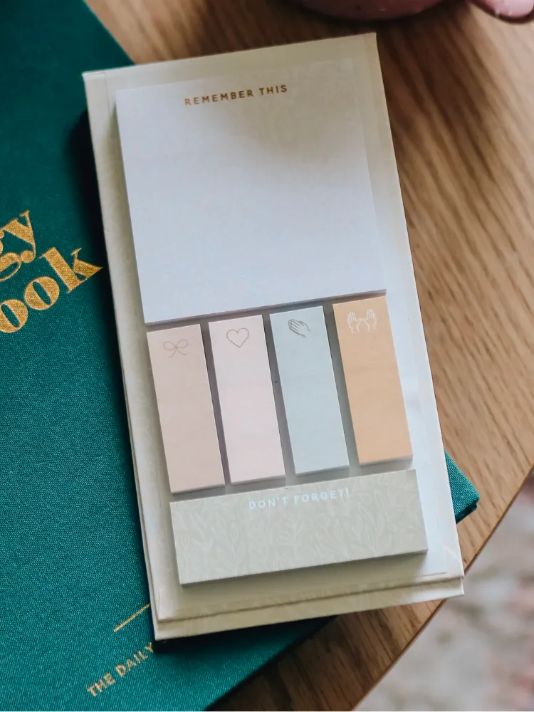The Daily Grace Bible Study Stickies Set - Blush