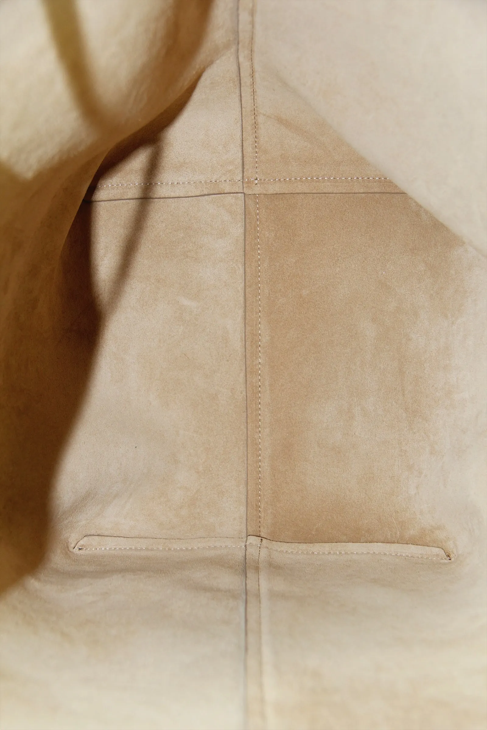 The Row Dark Olive Leather Large N/S Park Tote