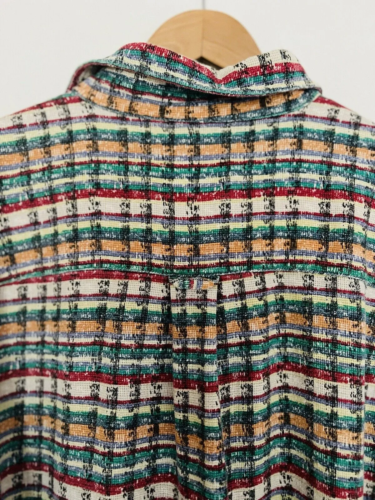 The Territory Ahead VTG Men Knit Shirt Sz XL Long Sleeve Button Down Cotton