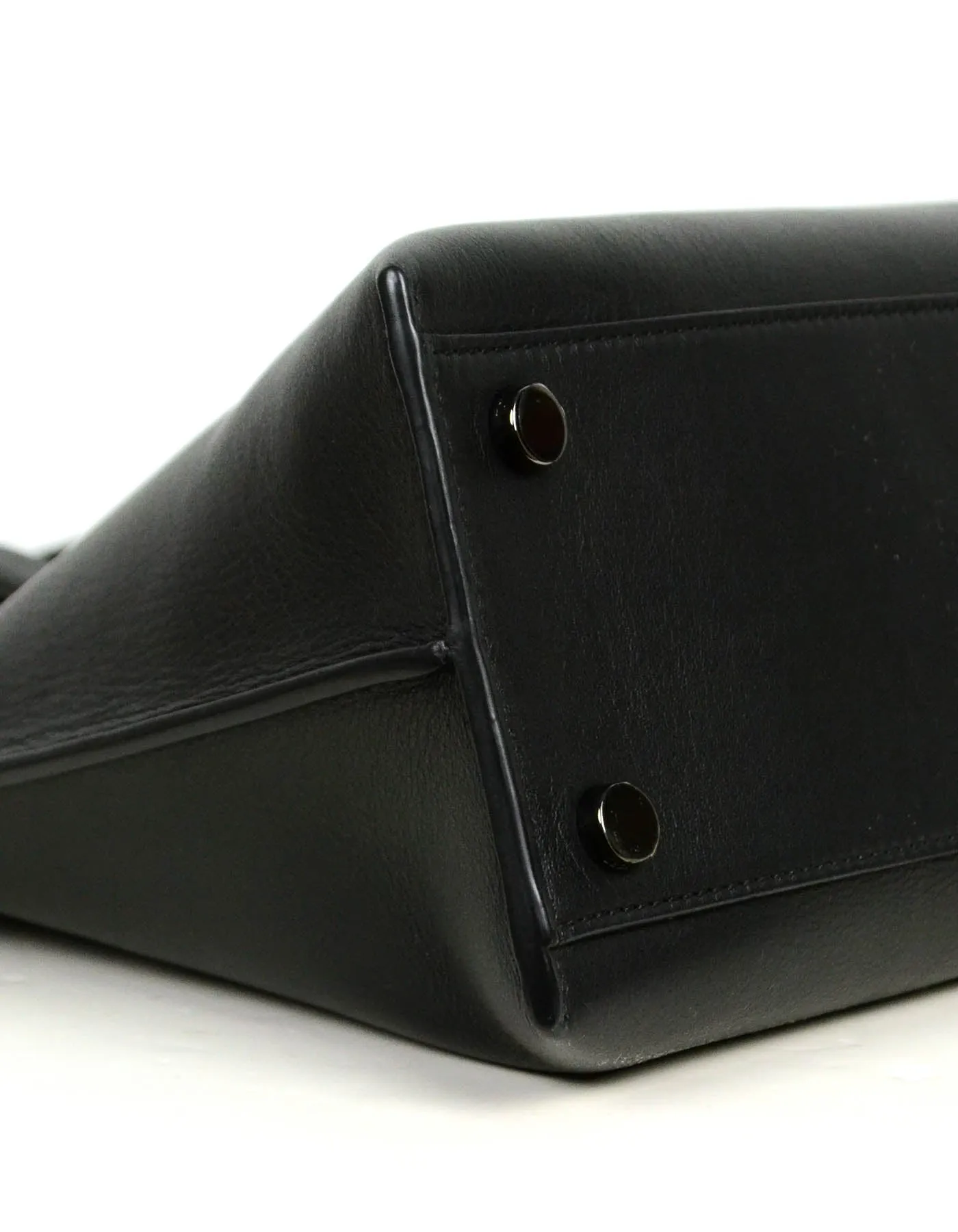 Tom Ford Black Leather Serena Tote Bag