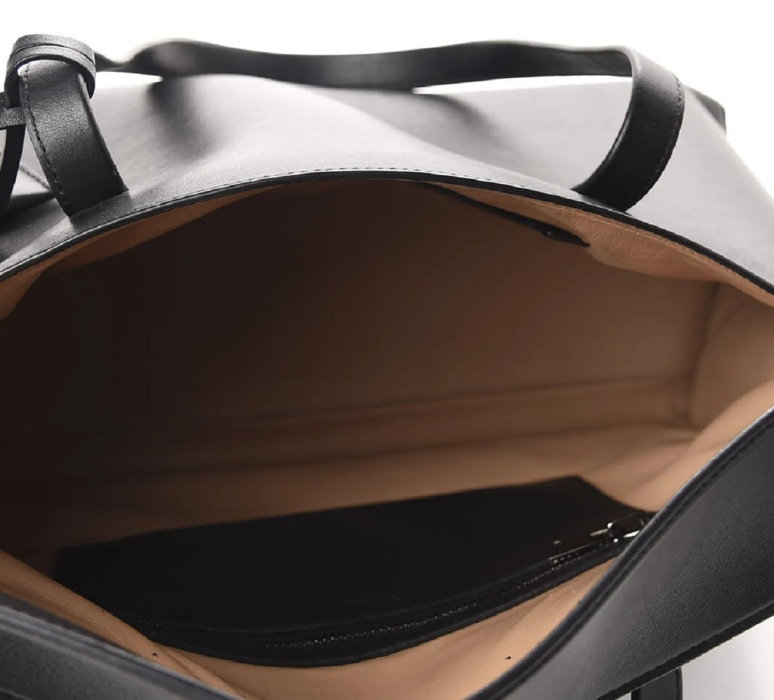 Tom Ford Black Leather Serena Tote Bag