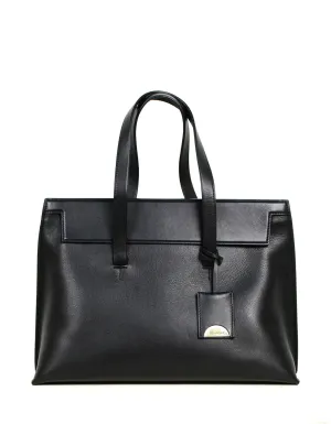 Tom Ford Black Leather Serena Tote Bag