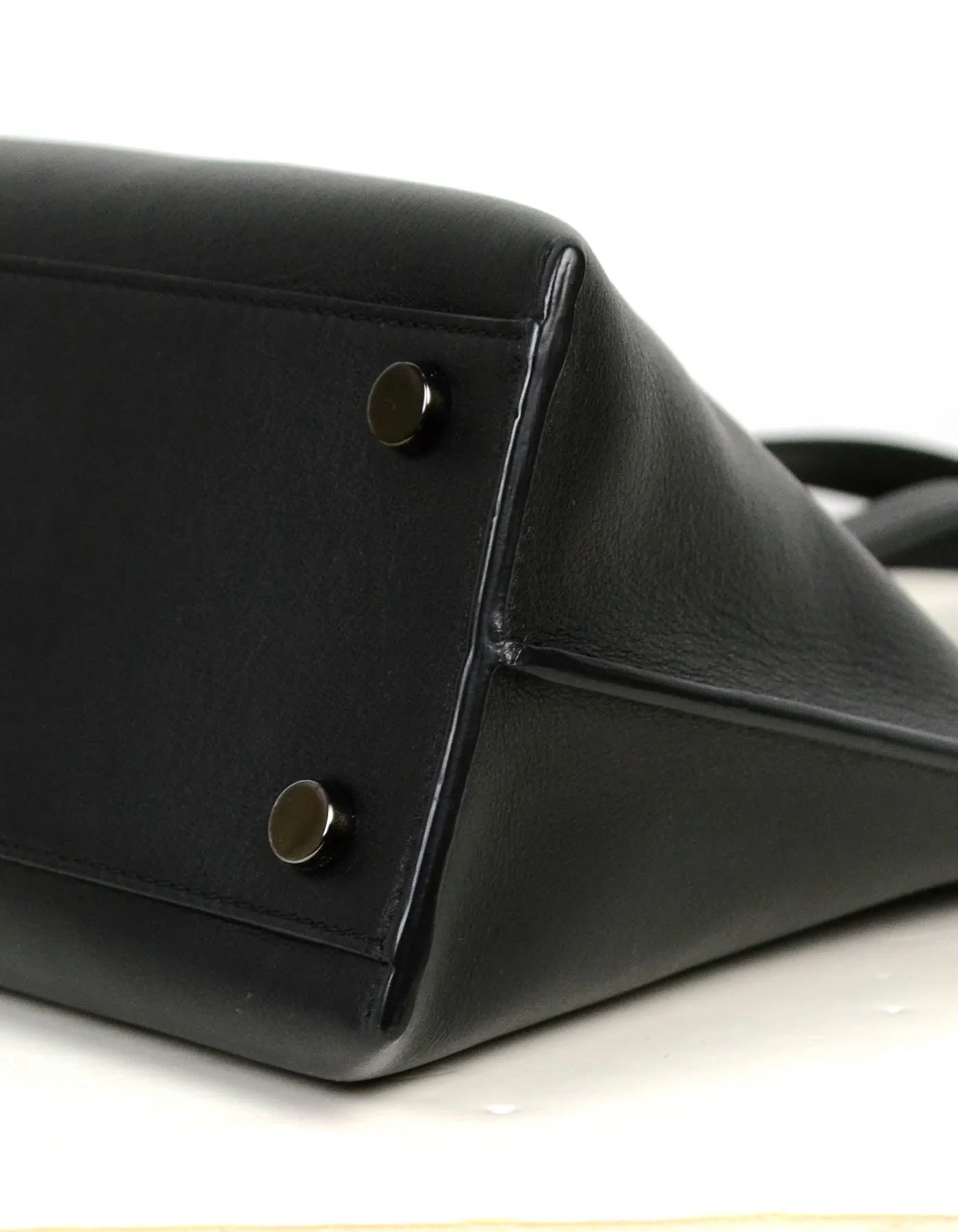 Tom Ford Black Leather Serena Tote Bag