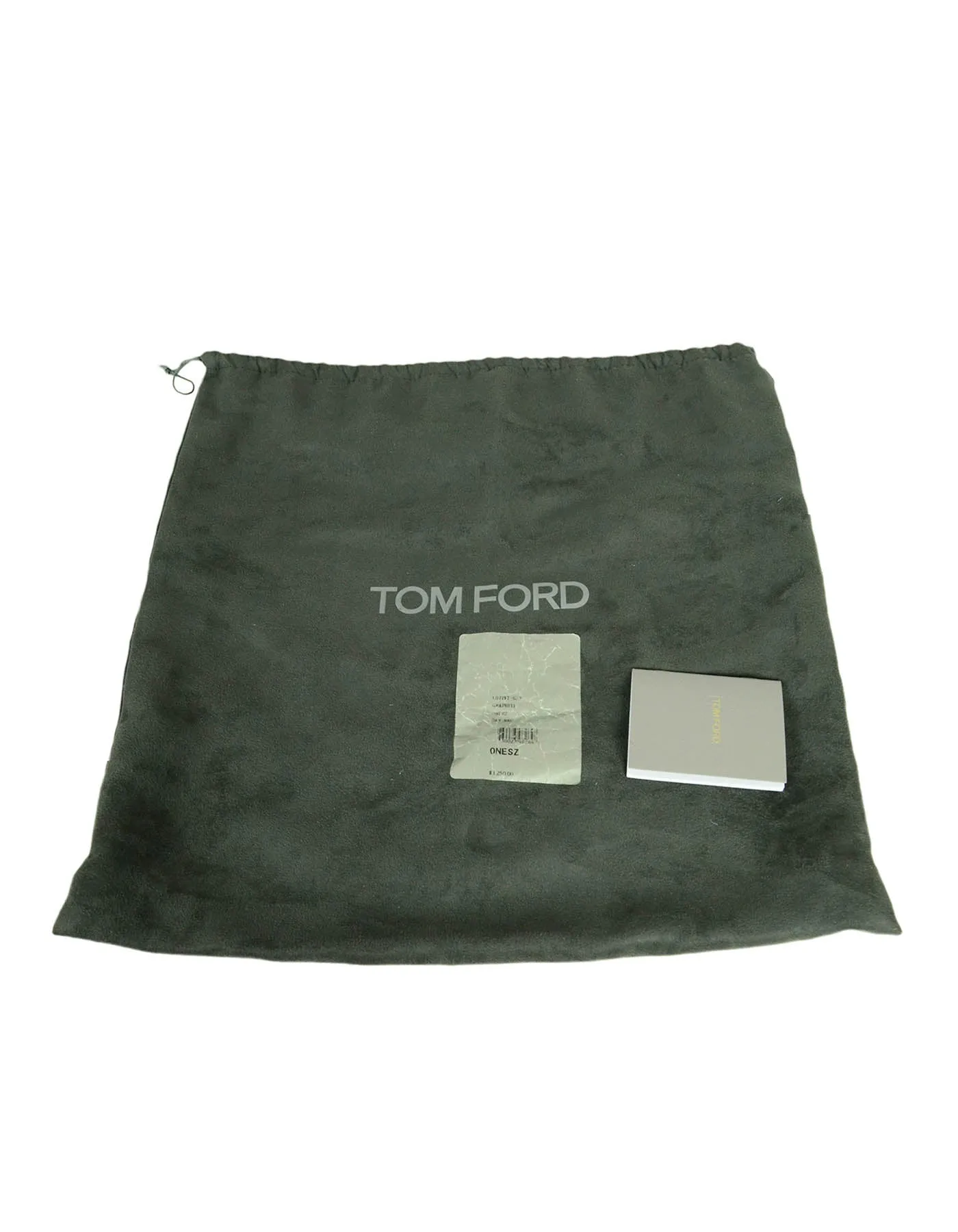 Tom Ford Black Leather Serena Tote Bag