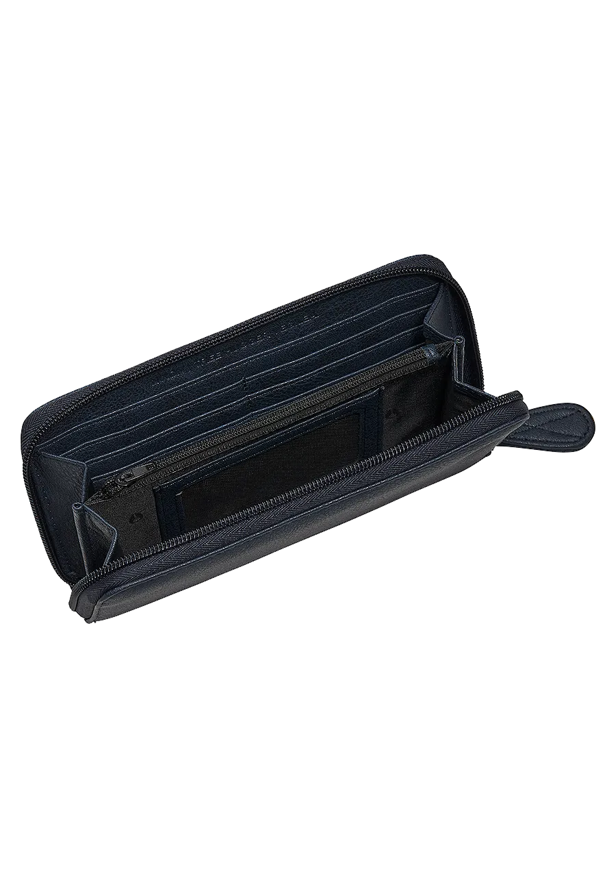 Tree Hugger Veg.Leather Large Wallet - Lavender