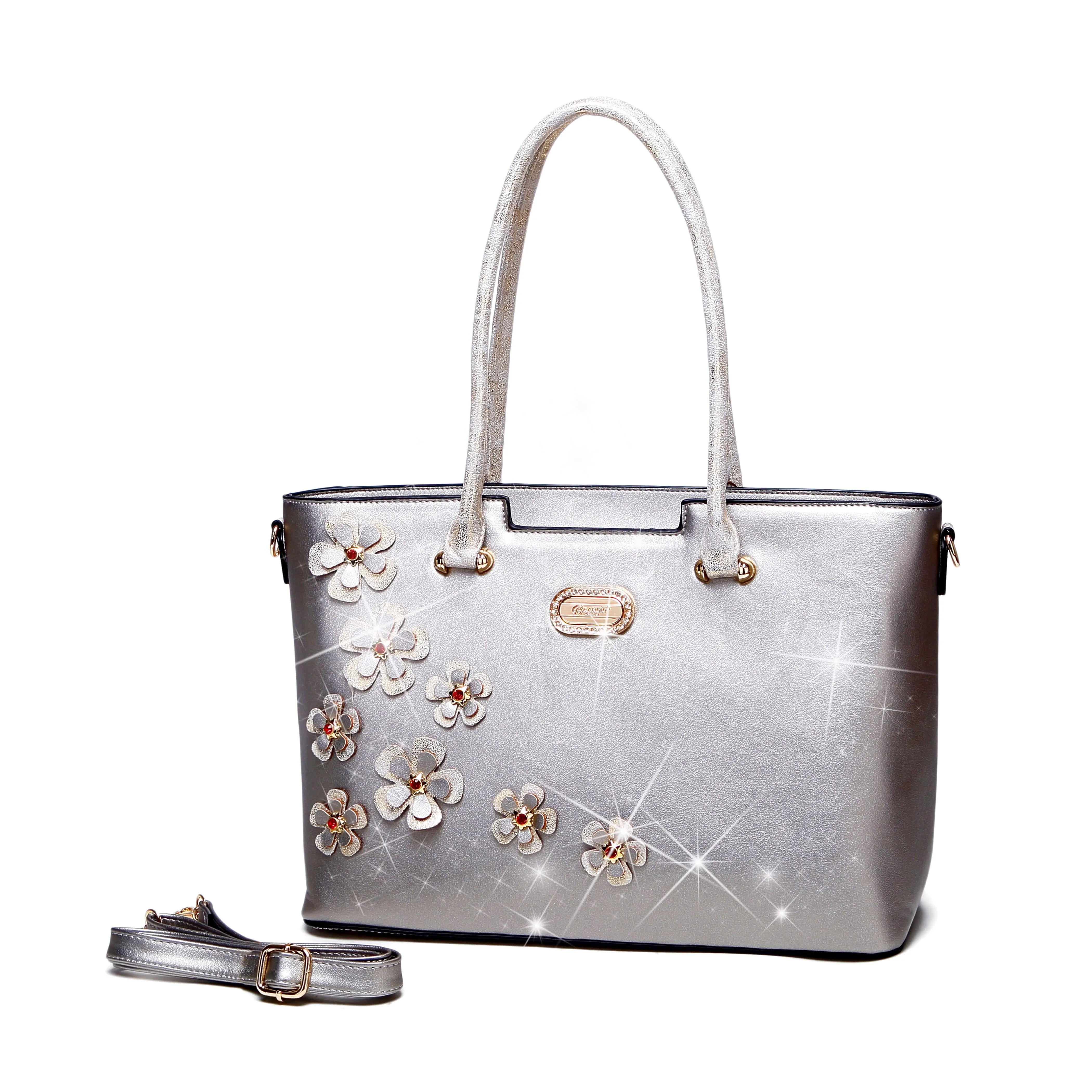 Twinkle Cosmos Florality Tote Purses and Handbags [KT5369]