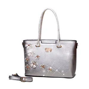 Twinkle Cosmos Florality Tote Purses and Handbags [KT5369]