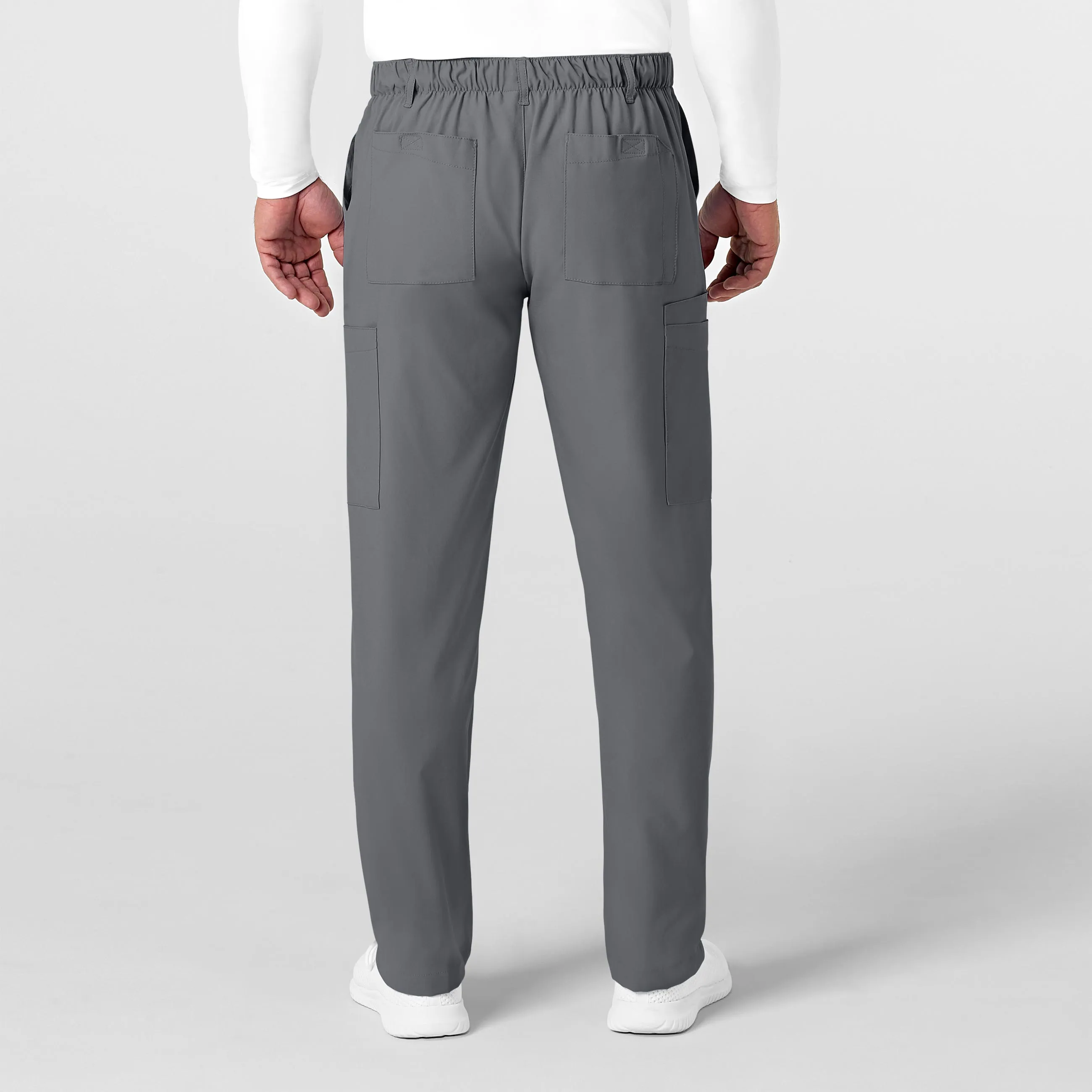 UMSL W123 Men's Flat Front Cargo Scrub Pant (Tall)