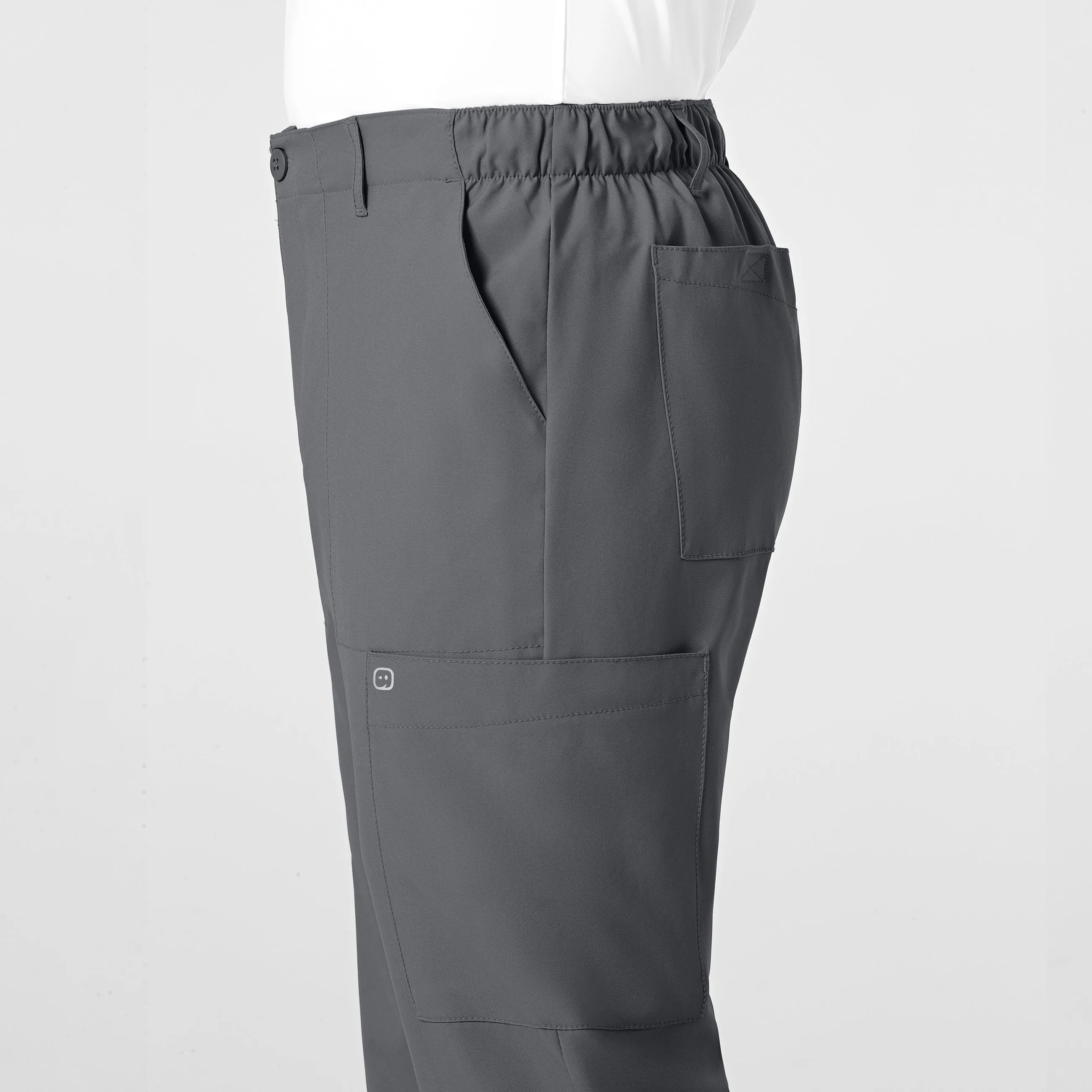 UMSL W123 Men's Flat Front Cargo Scrub Pant (Tall)