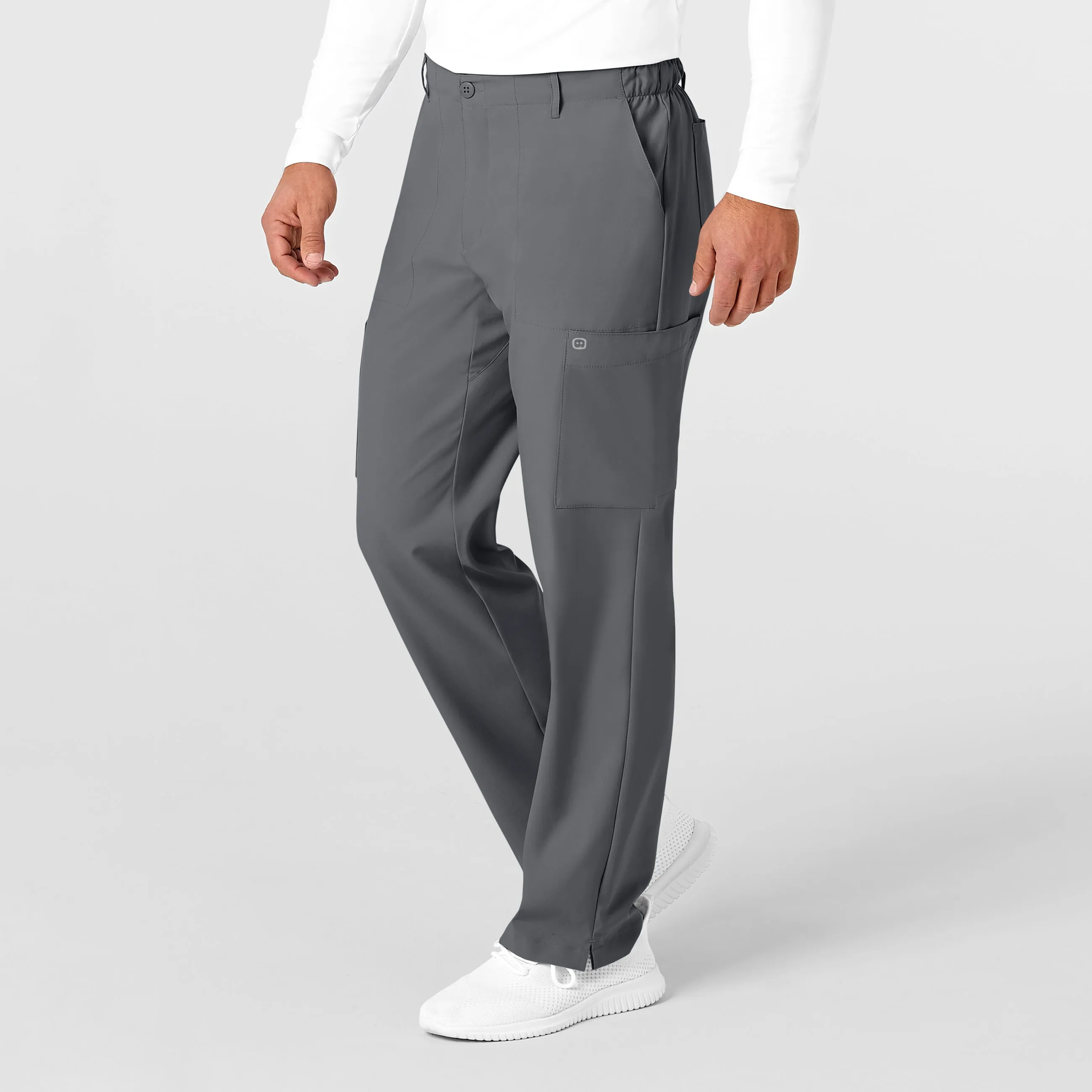 UMSL W123 Men's Flat Front Cargo Scrub Pant (Tall)