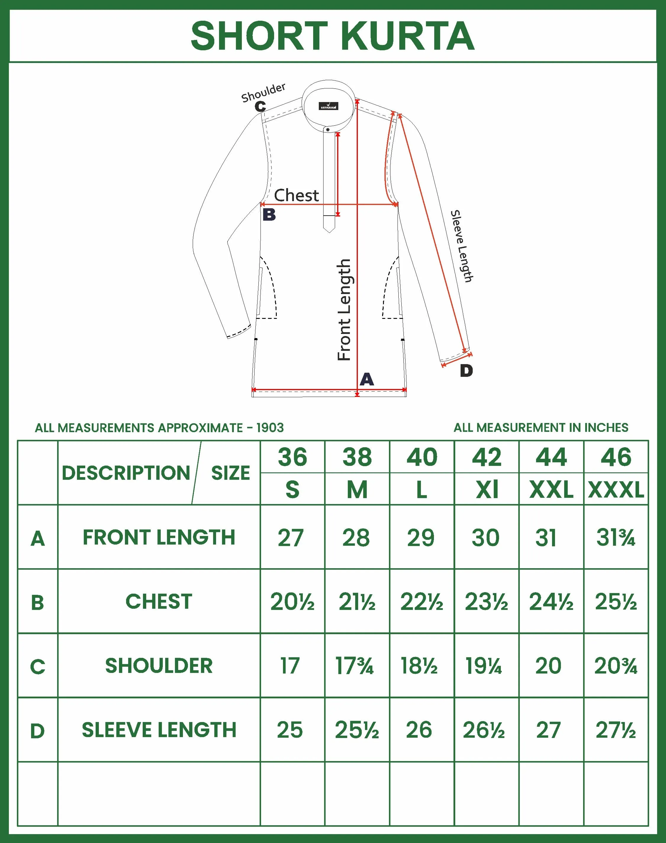 Urban - Sandal and Tan Short Kurta Combo For Men | Uathayam
