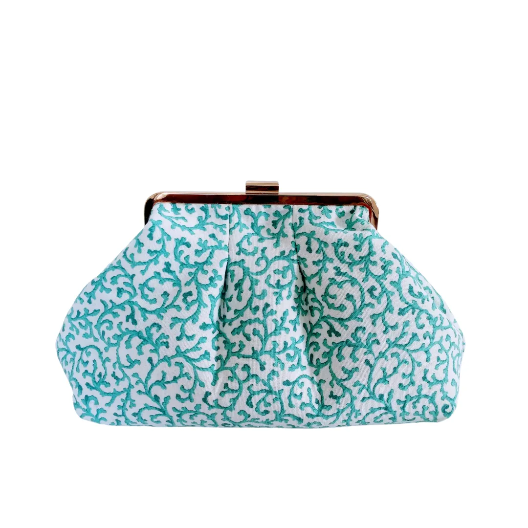 Vine Gold Clasp Purse