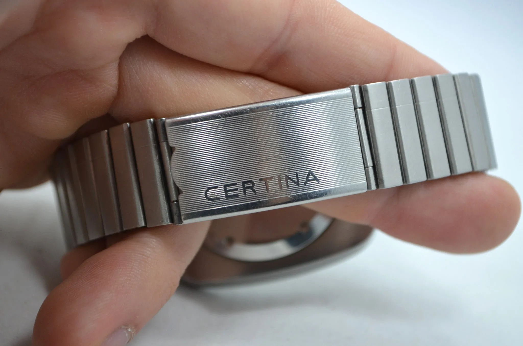 Vintage Certina Chronolympic Regatta Valjoux 728 Chronograph Steel Wristwatch