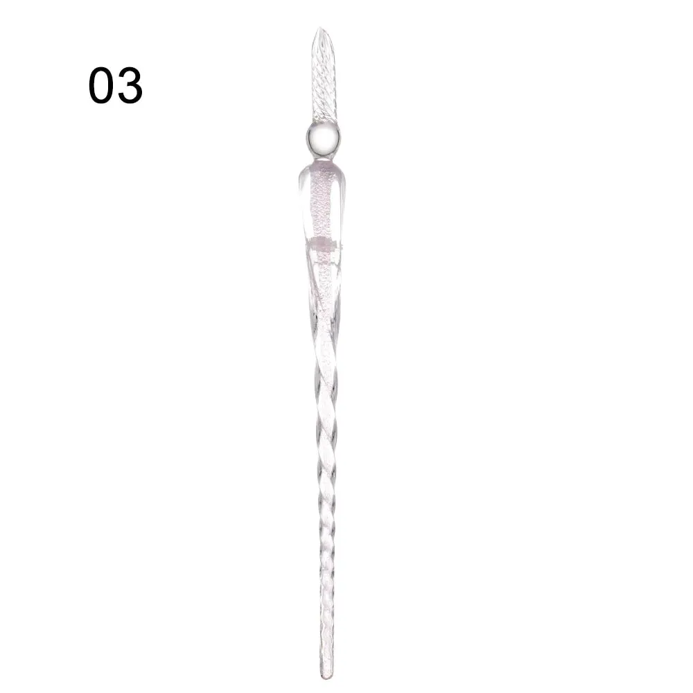 Vintage Glass Dip Dipping Pen Holder