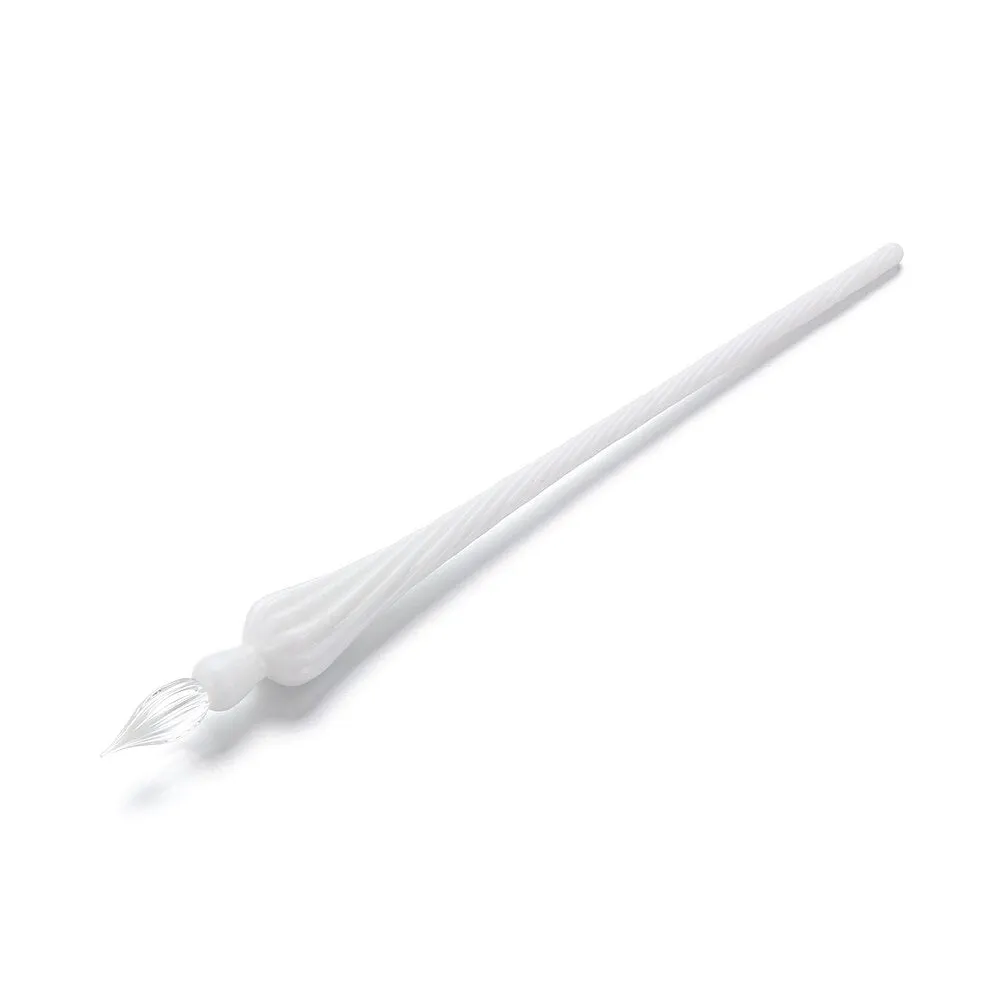 Vintage Glass Dip Dipping Pen Holder