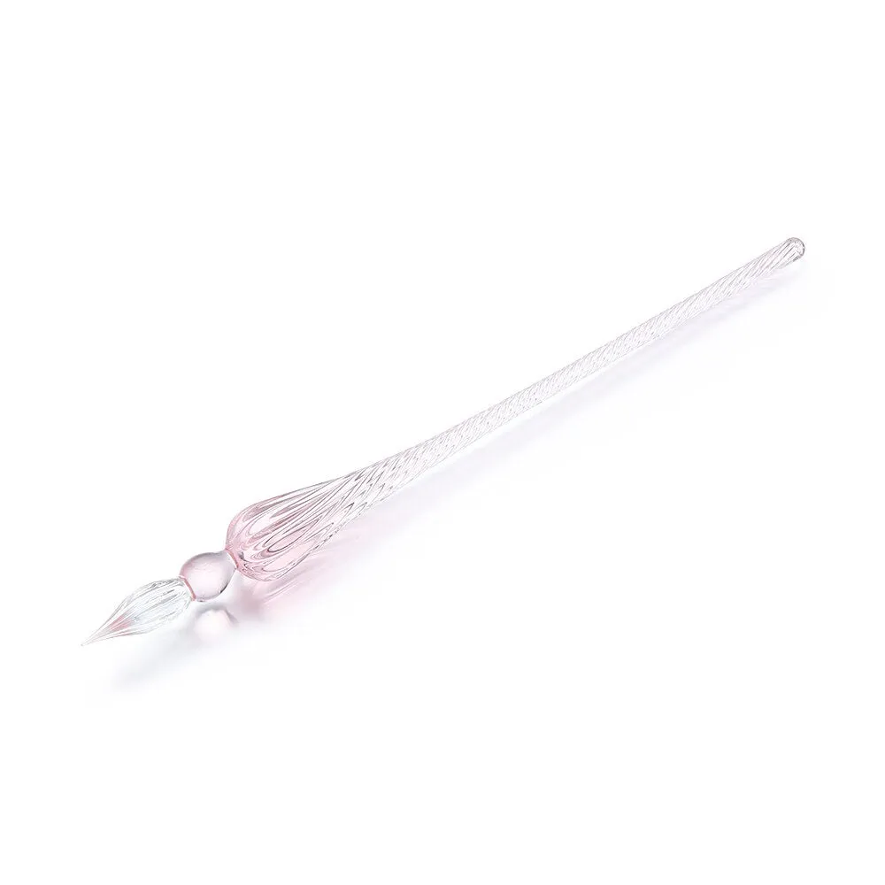 Vintage Glass Dip Dipping Pen Holder