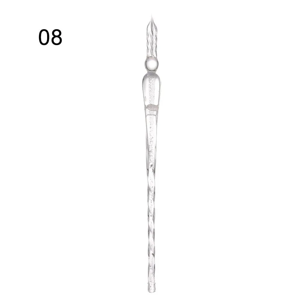 Vintage Glass Dip Dipping Pen Holder