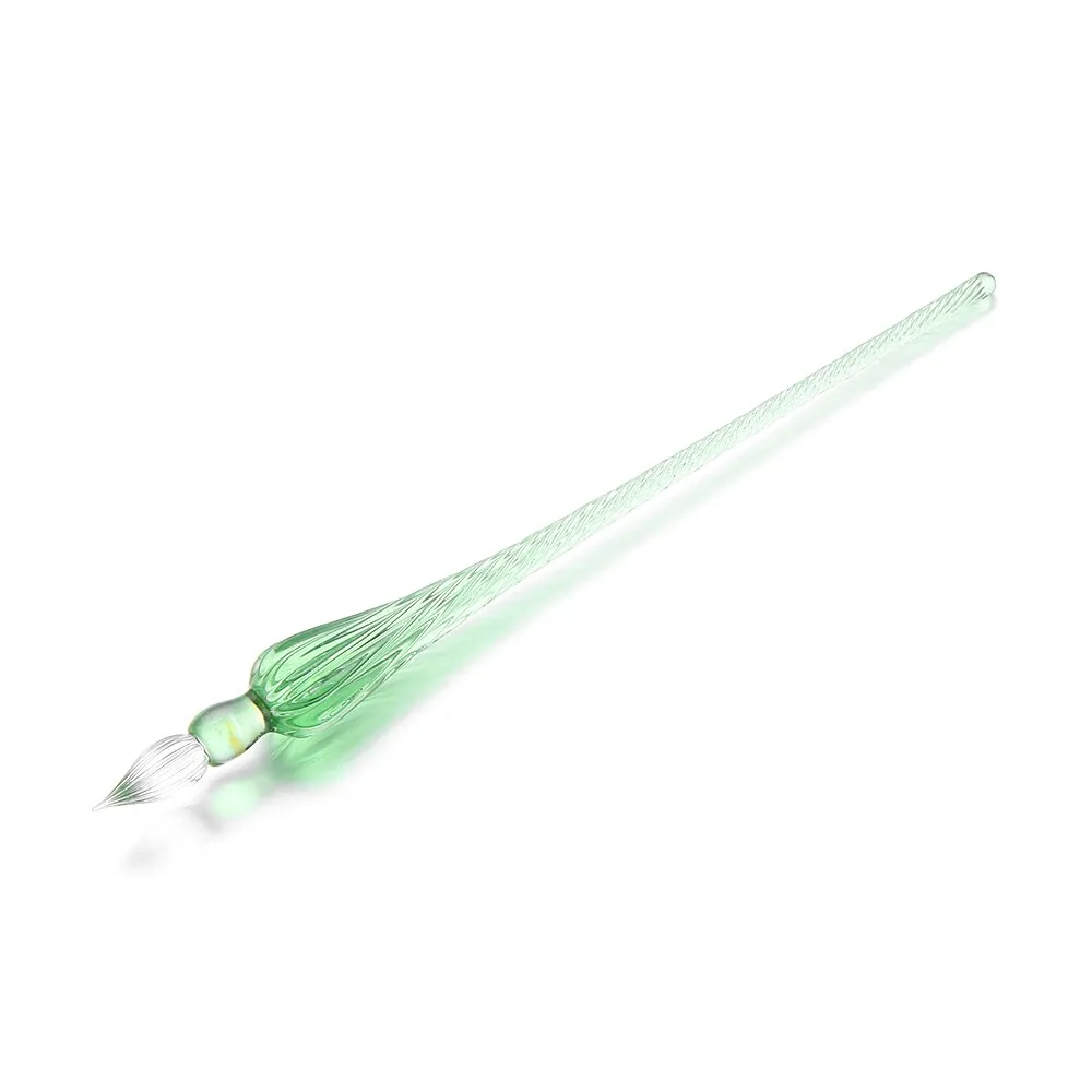 Vintage Glass Dip Dipping Pen Holder