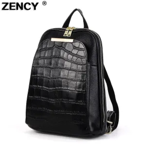 Women's Genuine Cow Leather Backpack In 5 Vibrant Colors..
