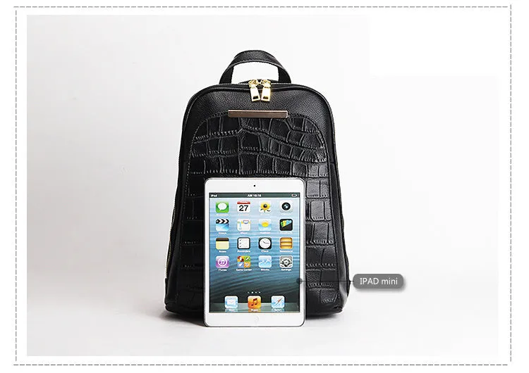 Women's Genuine Cow Leather Backpack In 5 Vibrant Colors..