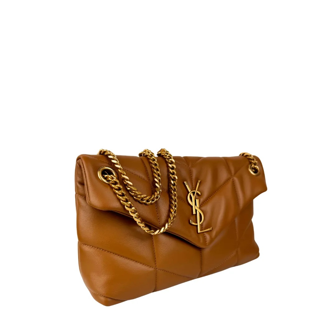 YSL Dark Honey Small Lou Puffer